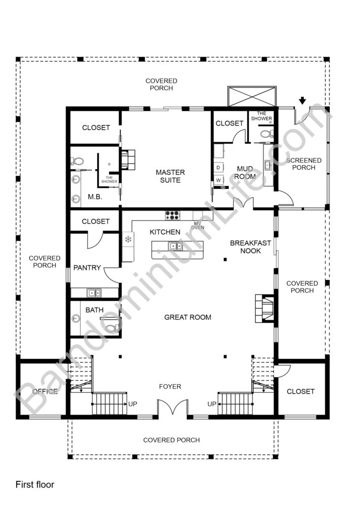 Barndominium Floor Plans With Top