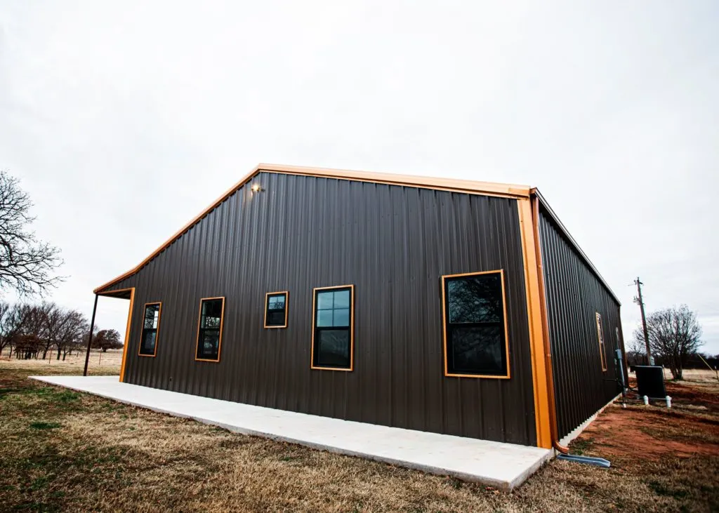 oklahoma barndominium exterior