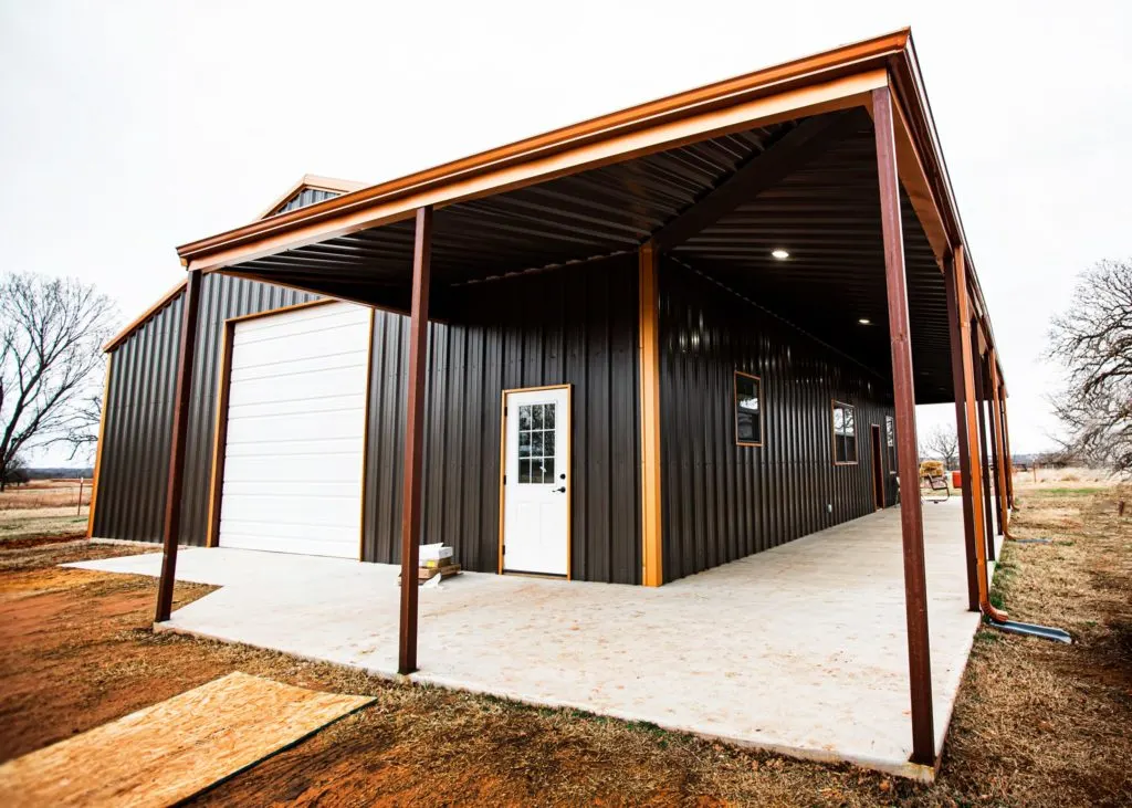 oklahoma barndominium side view