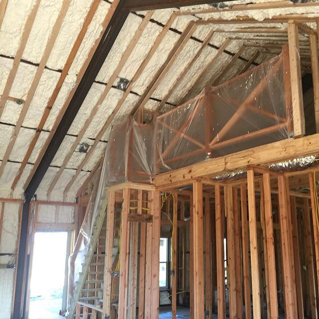 barndominium energy efficient spray foam insulation