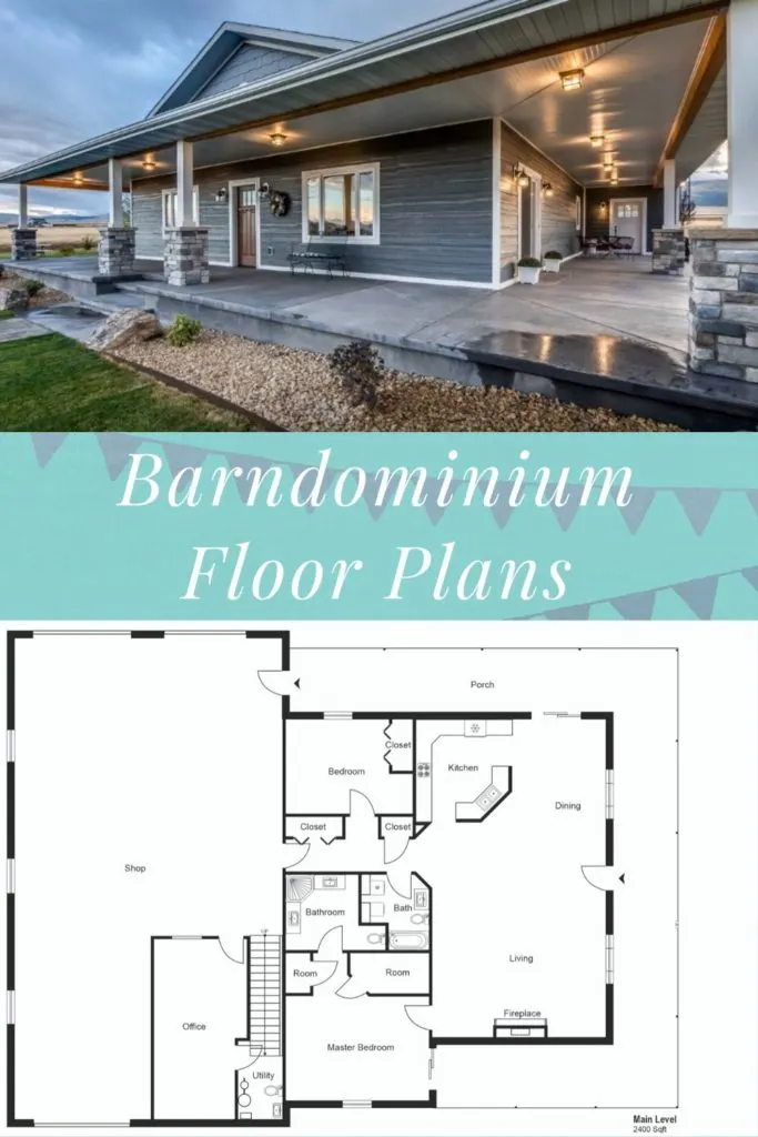 40x60 barndominium floor plan