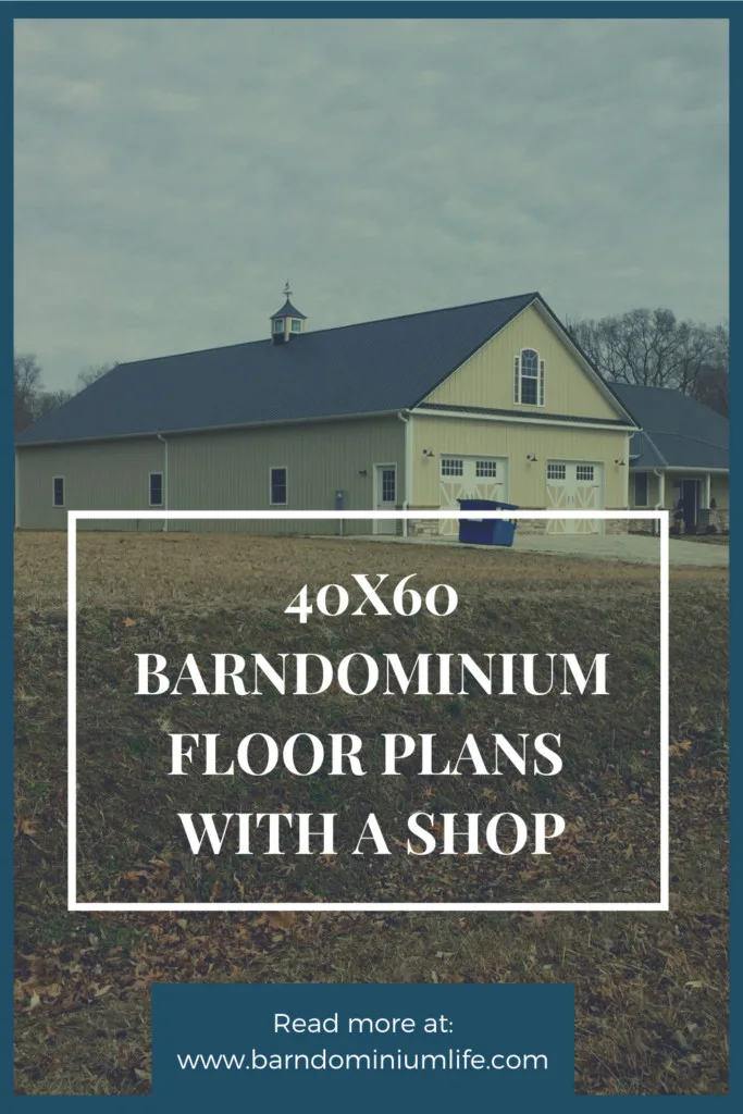 40x60 barndominium floor plans with shop