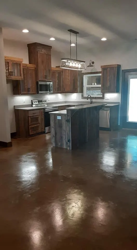 Kitchen at the Clark Family Barndominium, Alabama