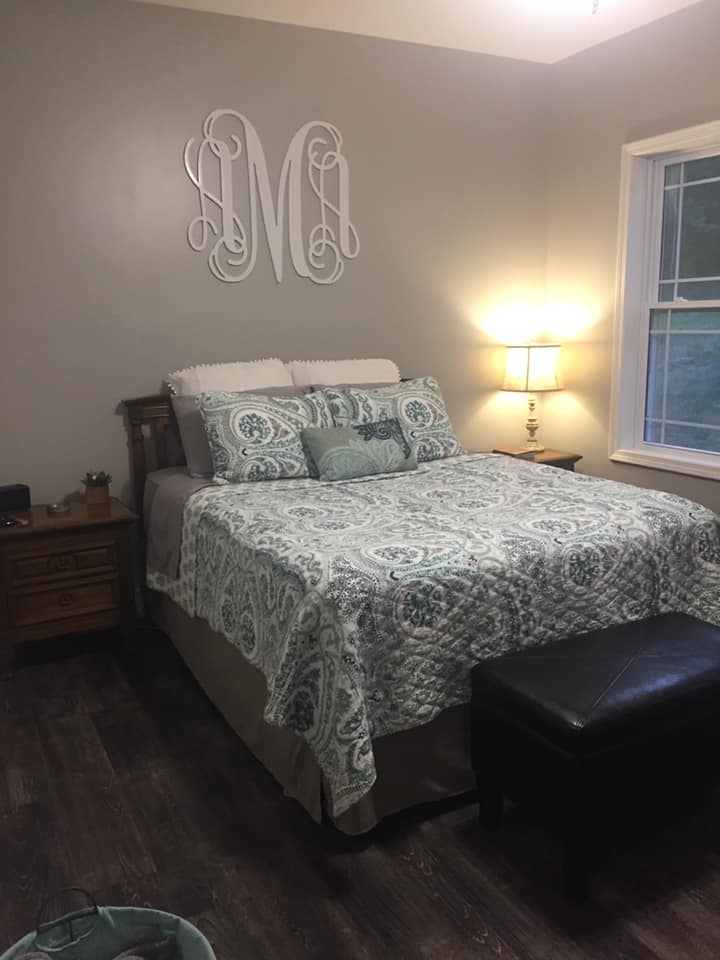 Tennessee Barndominium master bedroom