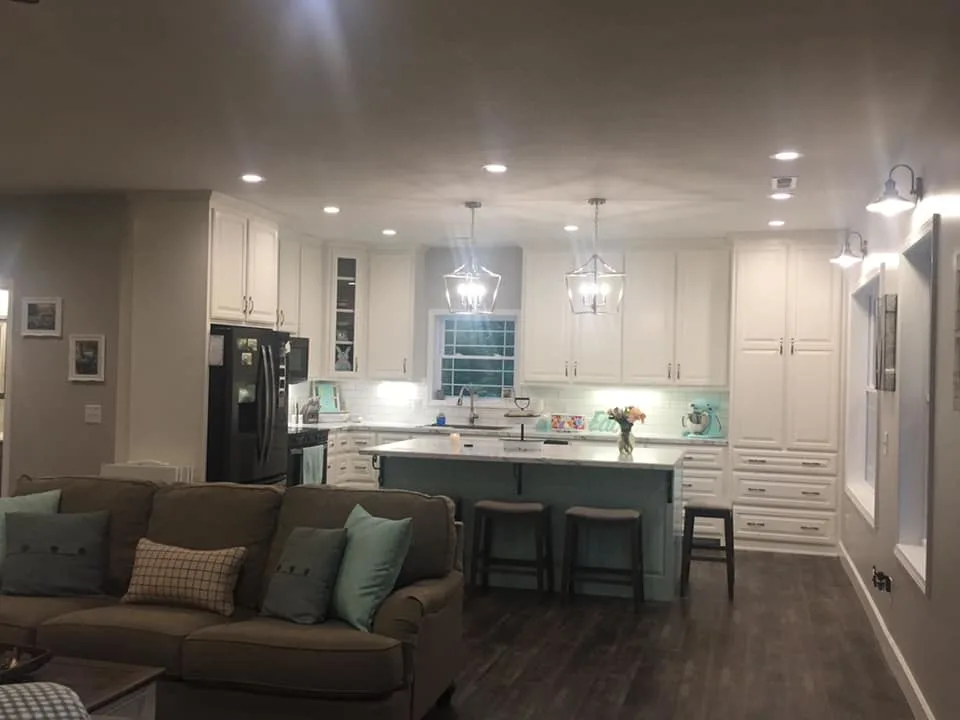 Tennessee Barndominium kitchen view