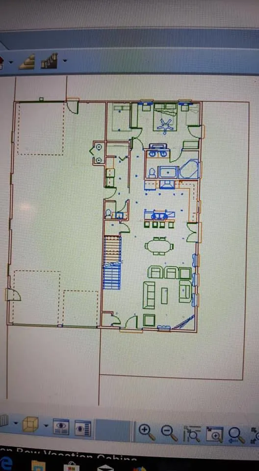 Oklahoma Barndominium first floor plan