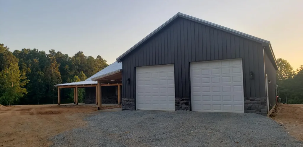 barndominium with garage