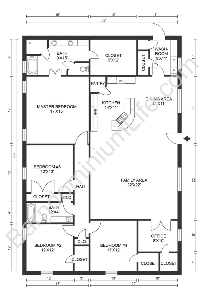 top 20 barndominium floor plans