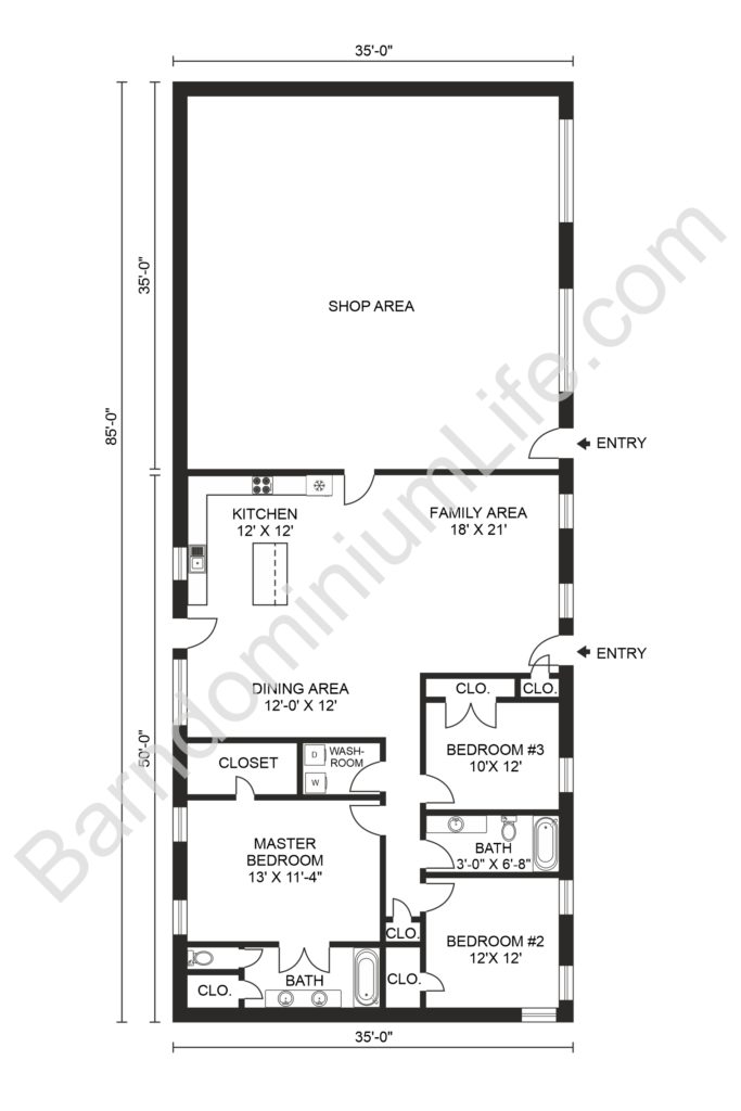 top 20 barndominium floor plans