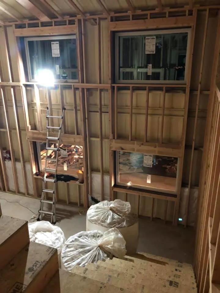 Oklahoma City Barndominium framing
