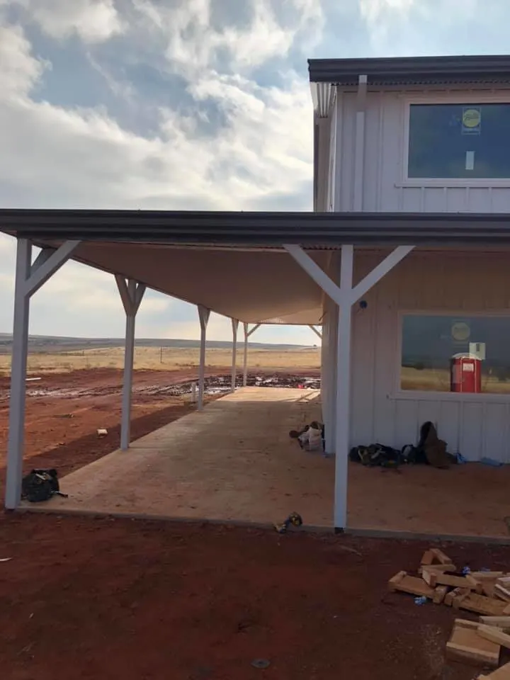 Oklahoma City Barndominium porch