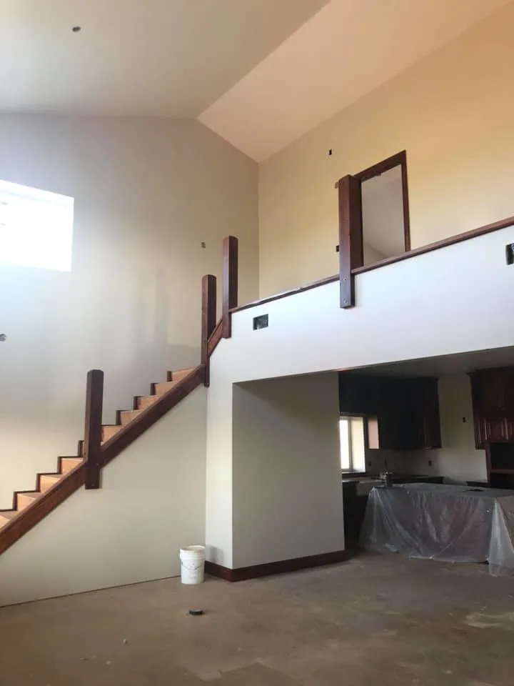 Oklahoma City Barndominium staircase