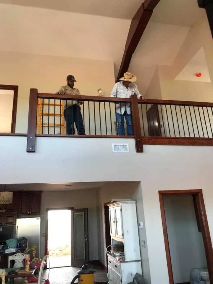 Oklahoma City Barndominium railing