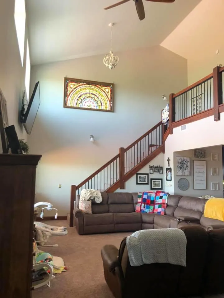 Oklahoma City Barndominium staircase