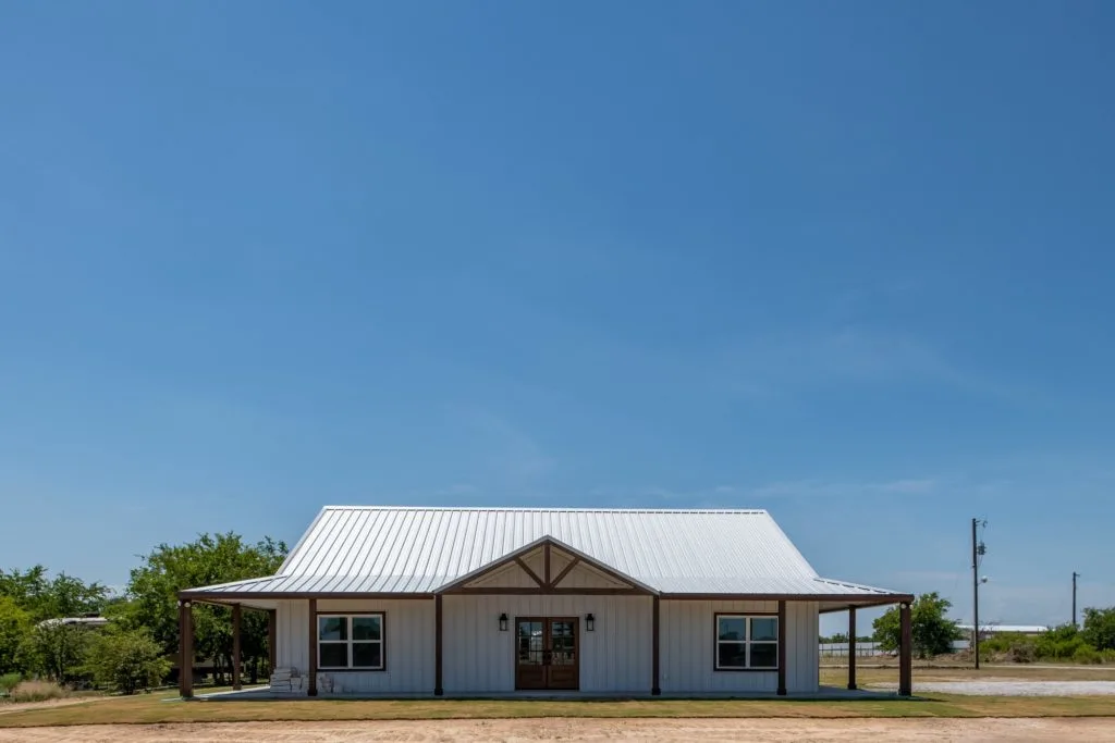 Springtown Texas Barndominium front view