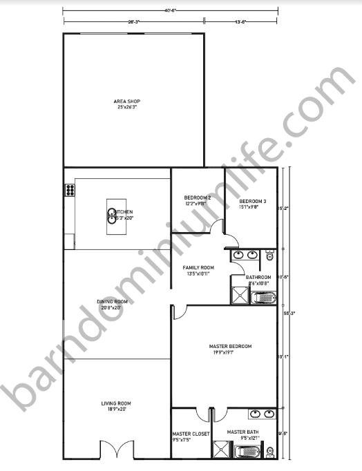 Barndominium-Floor-Plans-With-Shop-Loft