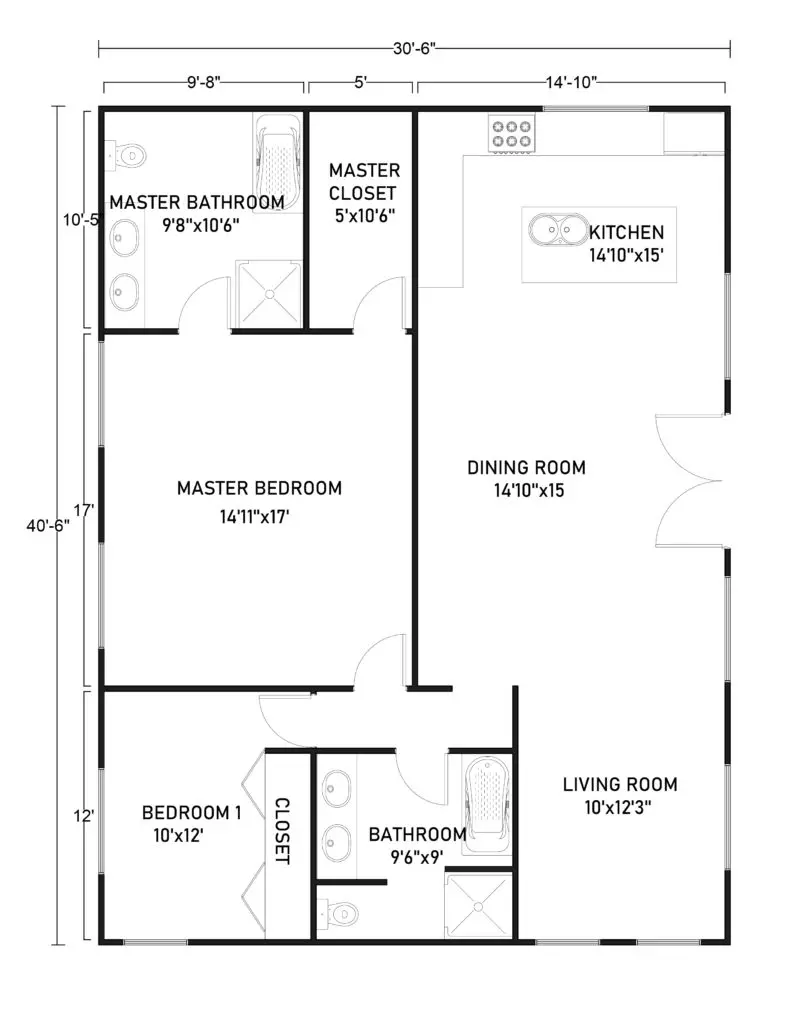 12 Favorite 30x40 Barndominium Floor Plans 12-favorite-30x40-barndominium-floor-plans
