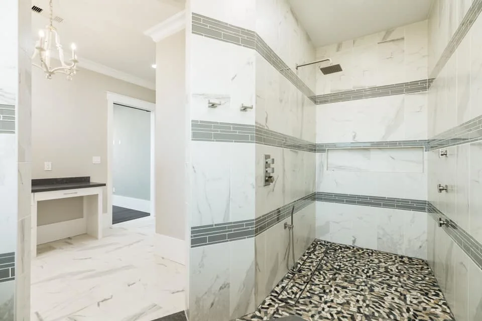Houston Texas Barndominium Master Bathroom Shower