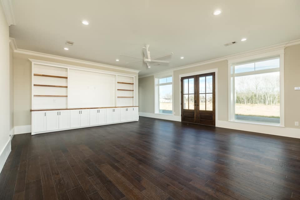 Houston Texas Barndominium Open Concept Living Room and Dining Area