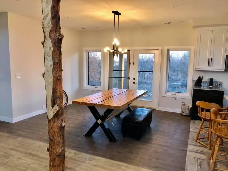 Saskatchewan barndominium interior