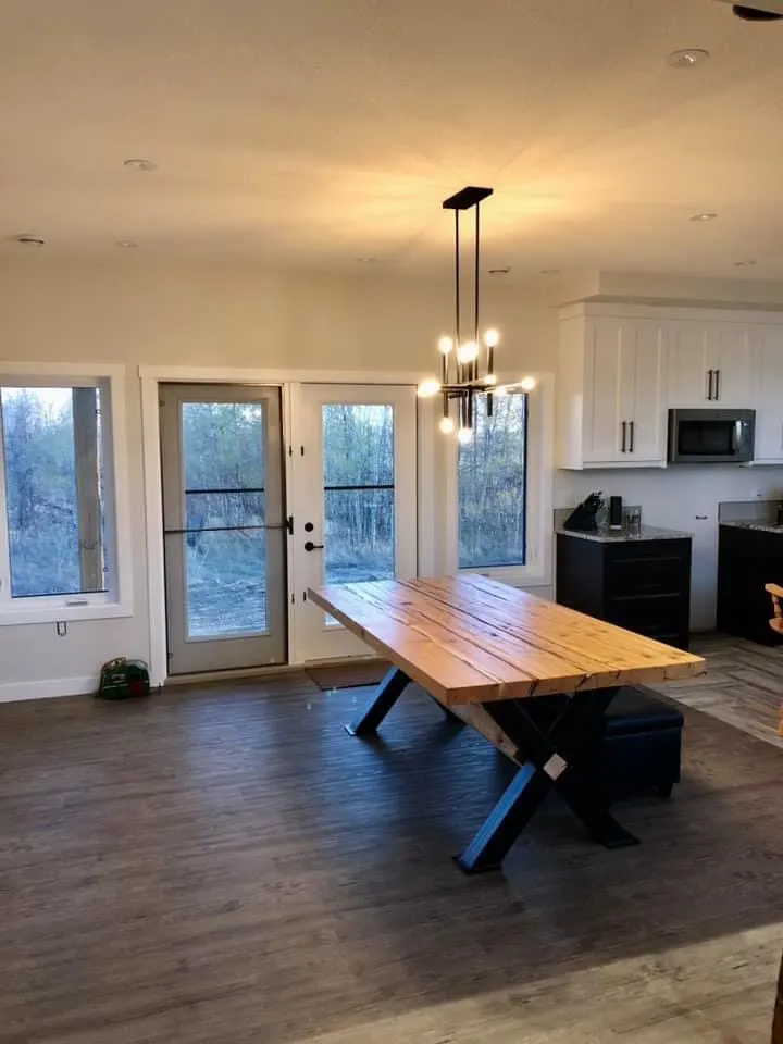 Saskatchewan barndominium interior
