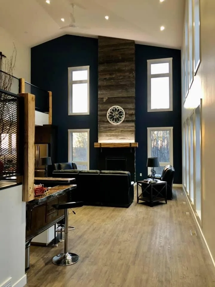 Saskatchewan barndominium interior