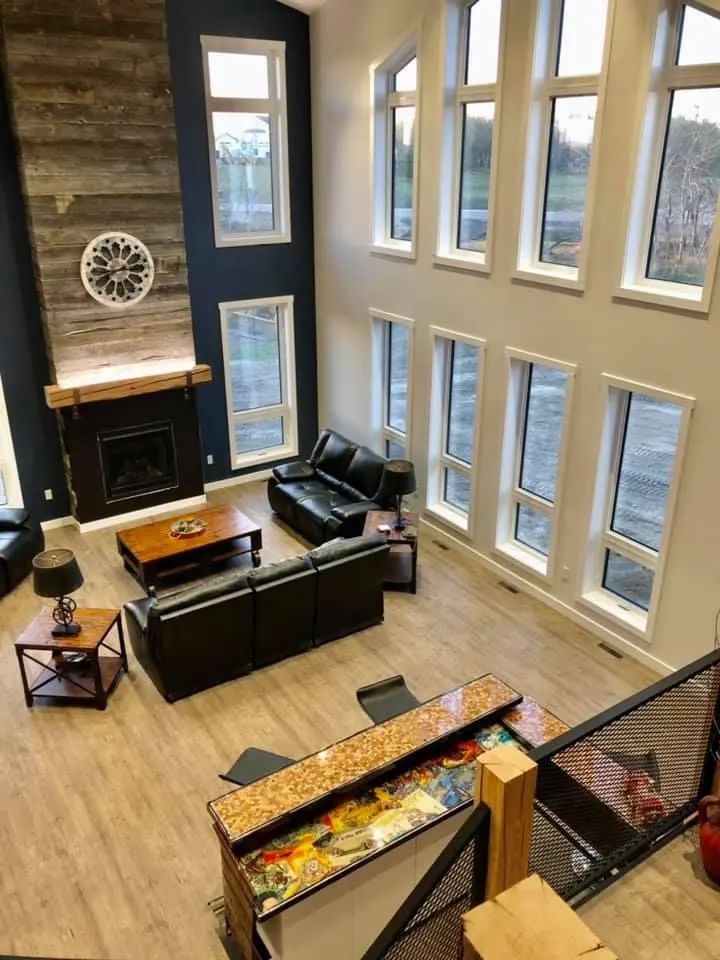 Saskatchewan barndominium interior