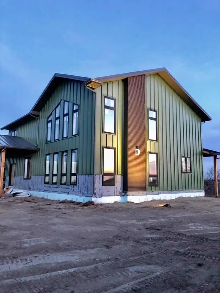 Saskatchewan barndominium exterior