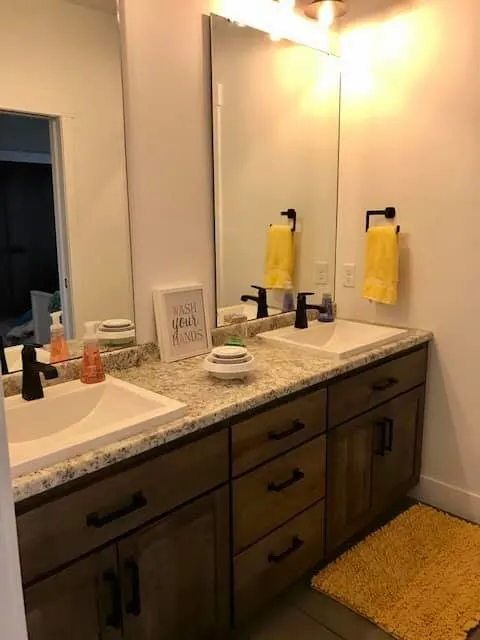 guest bathroom vanity