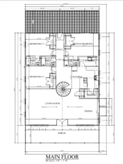 PL-60401 Robin Barndominium Floor Plan