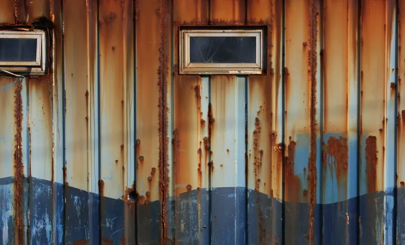 Metal siding rust