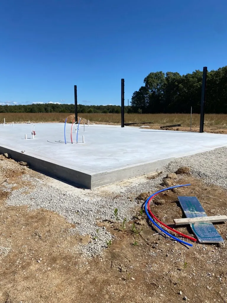 Placing the beams