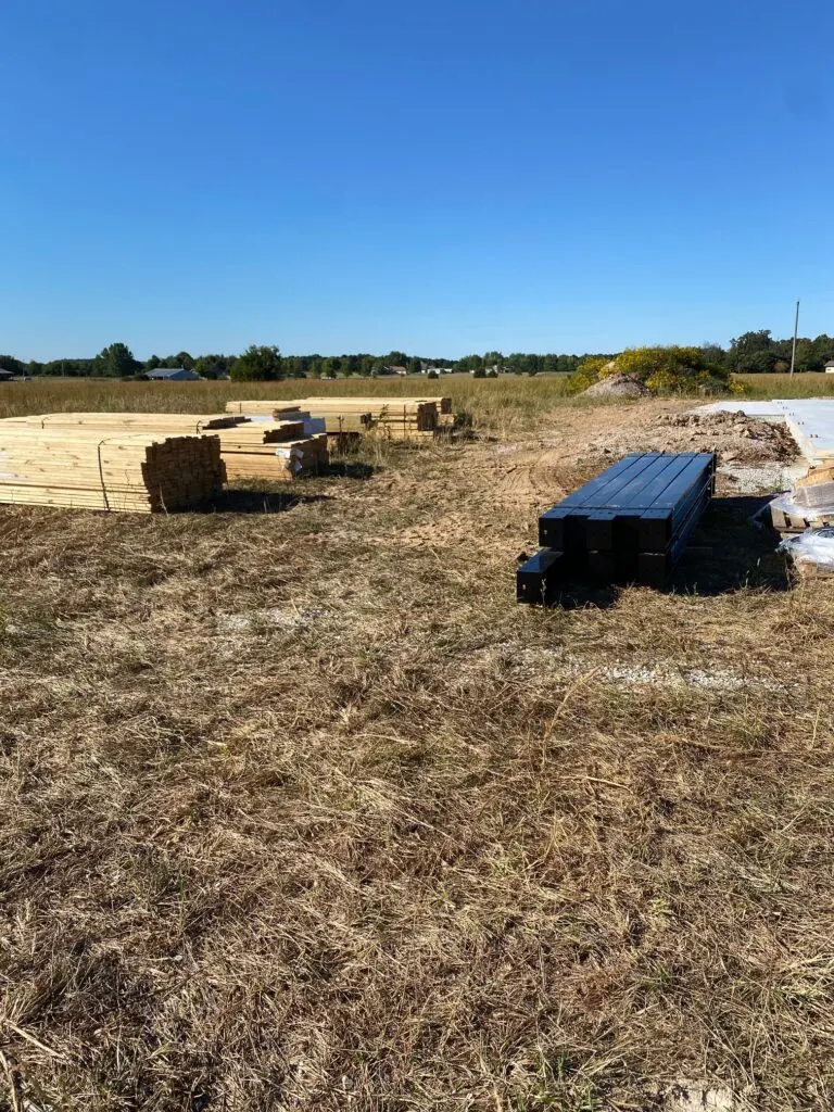 Delivering the materials