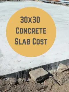 30x30 Concrete Slab Cost