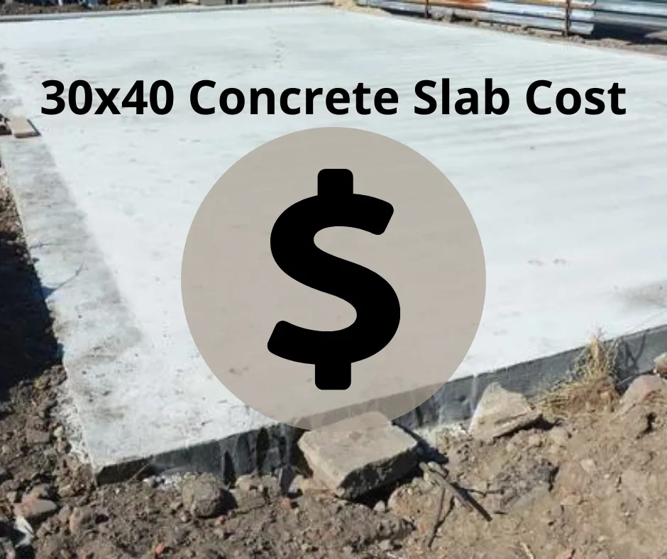 30x40 Concrete Slab Cost