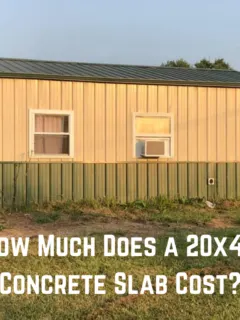 How Much Does a 20x40 Concrete Slab Cost