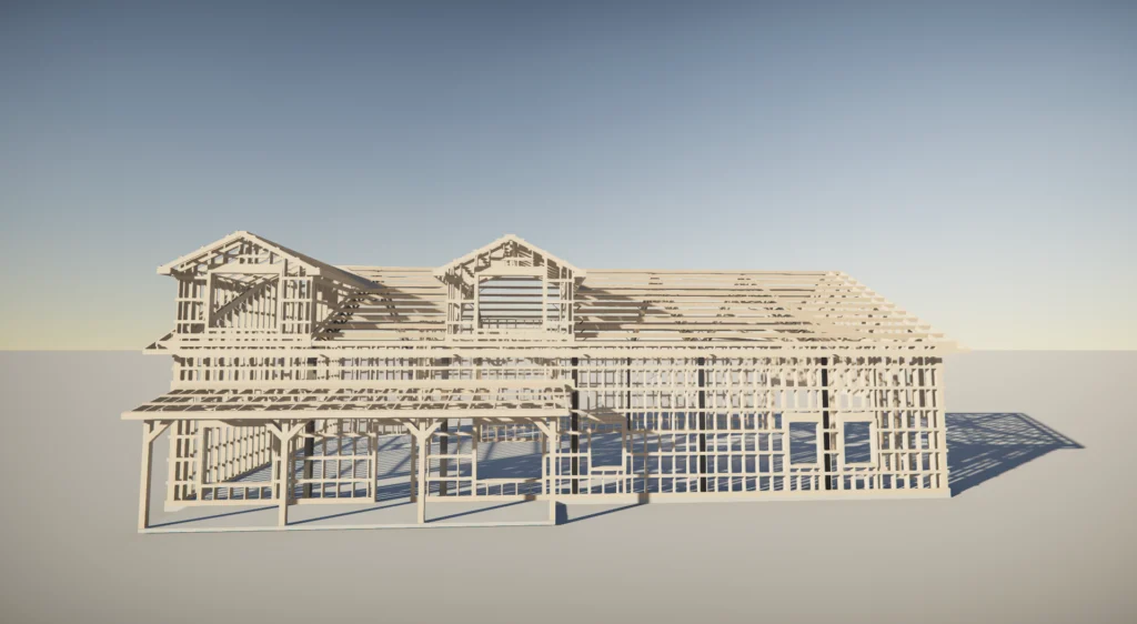 Engineered drawings to prepare for building the barndominium