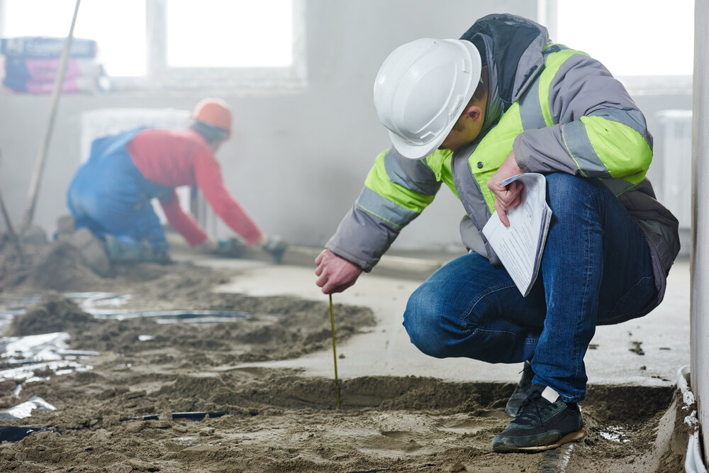 hiring contractors for concrete slab