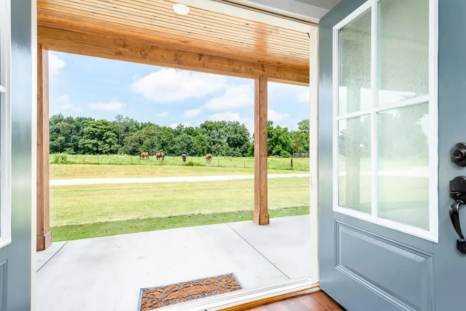 Charming Missouri Barndominum by Lucinda Jane view of the pastures