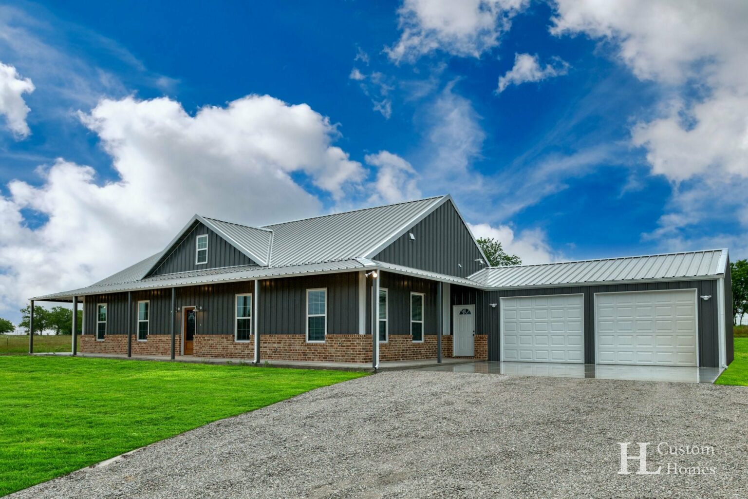 Beautiful Charcoal Gray Barndominium Charming Home