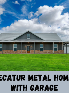 Decatur Metal Home with Garage