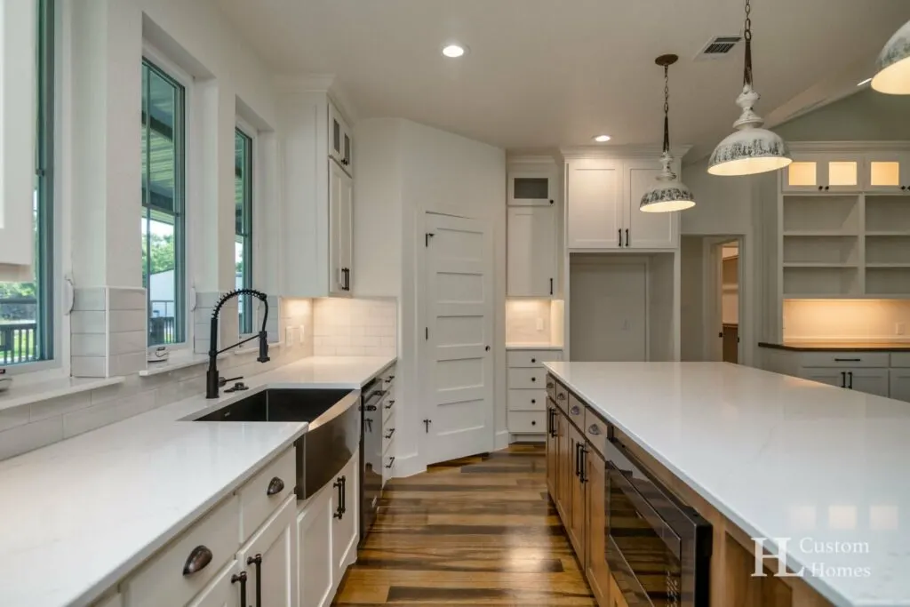 five-panel shaker style pantry door