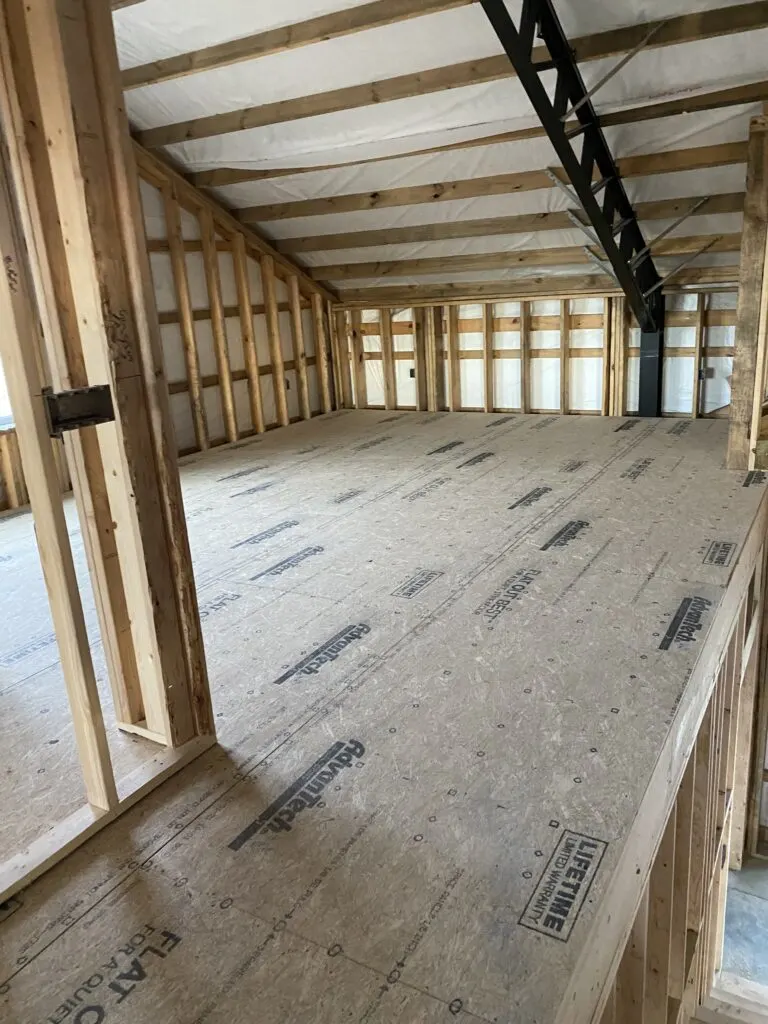 Barndominium Framing second floor