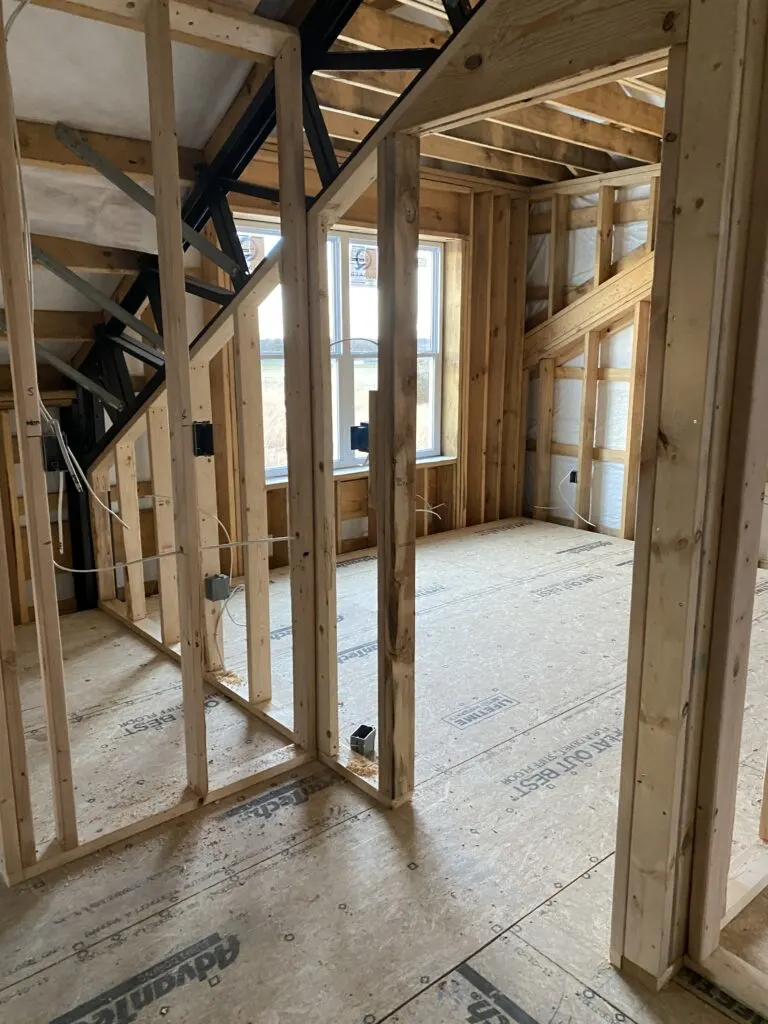 Barndominium Framing second floor
