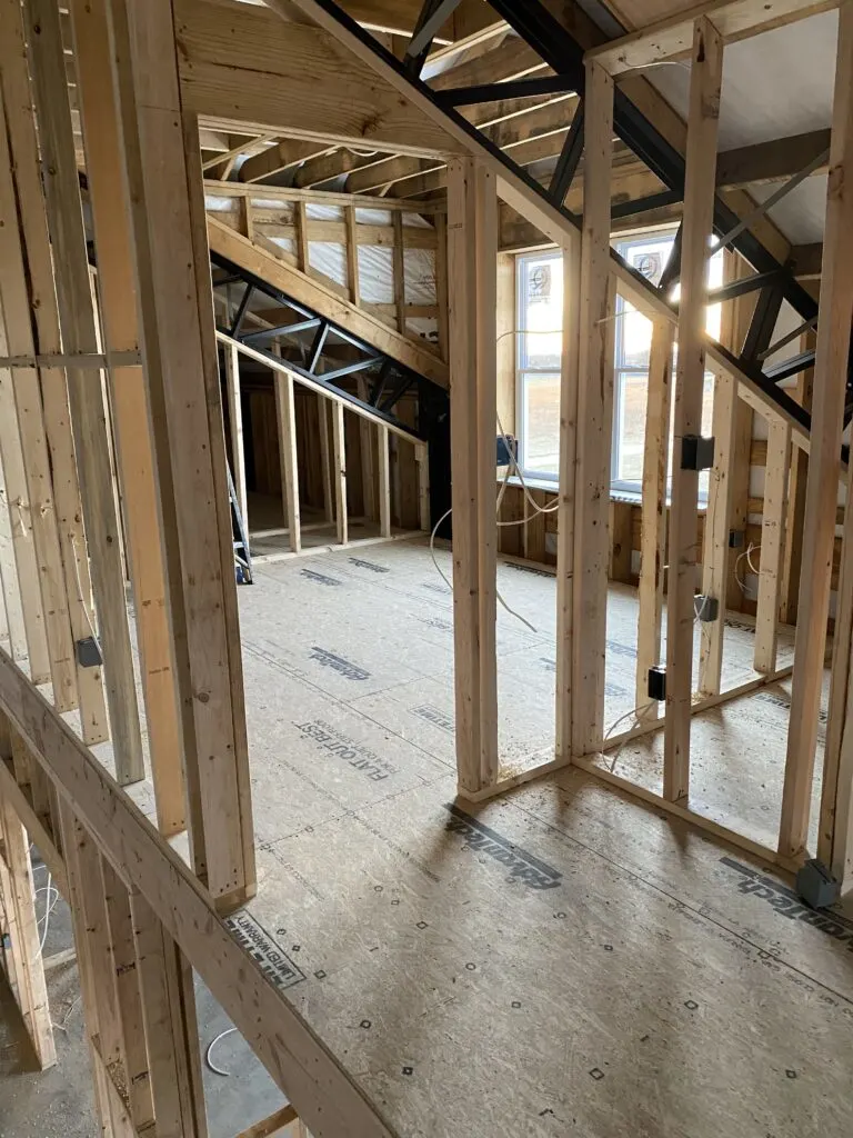 Barndominium Framing second floor