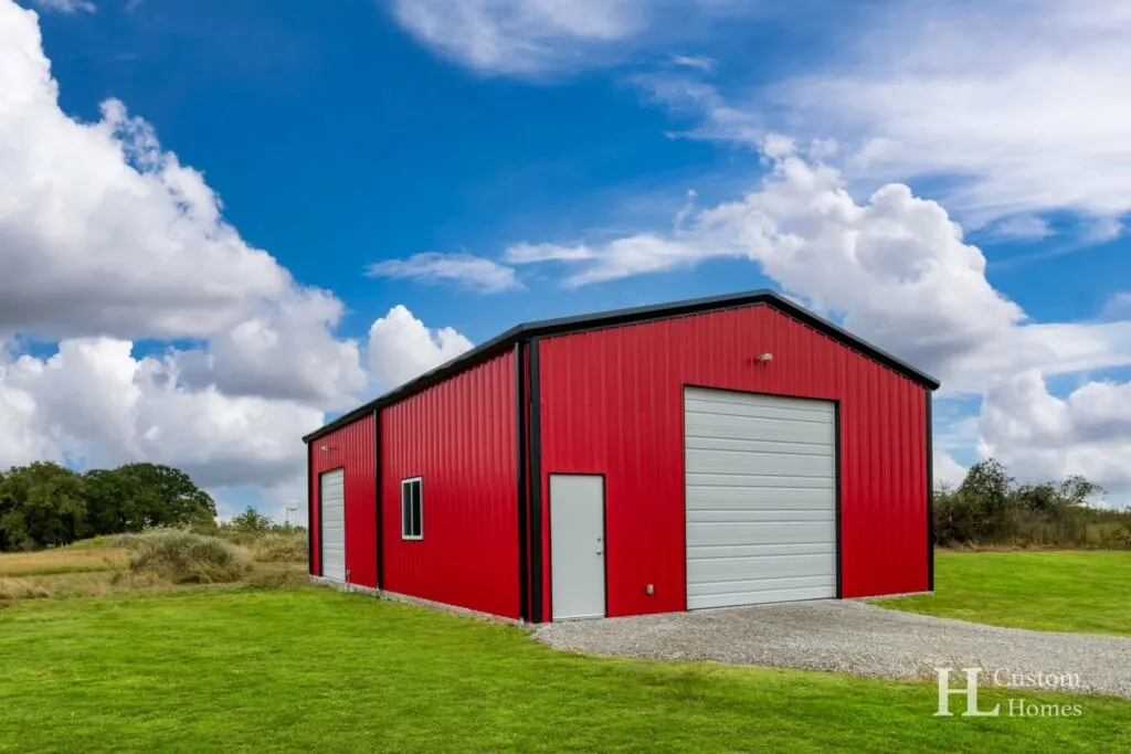 Texas barndominium exterior 