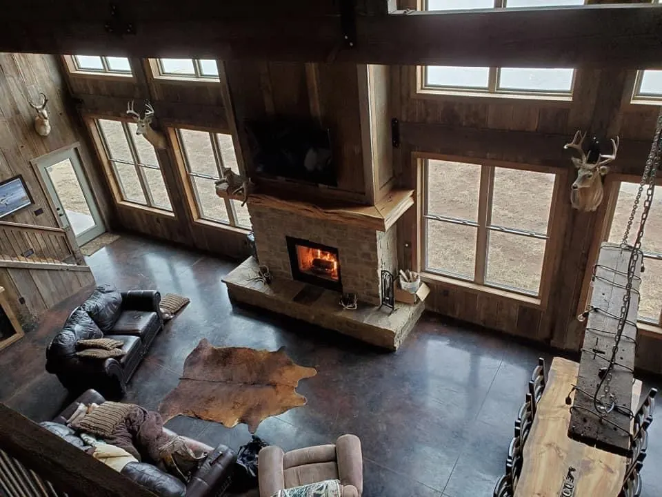 View of the living area from 2nd floor