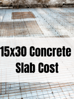 15x30 Concrete Slab Cost