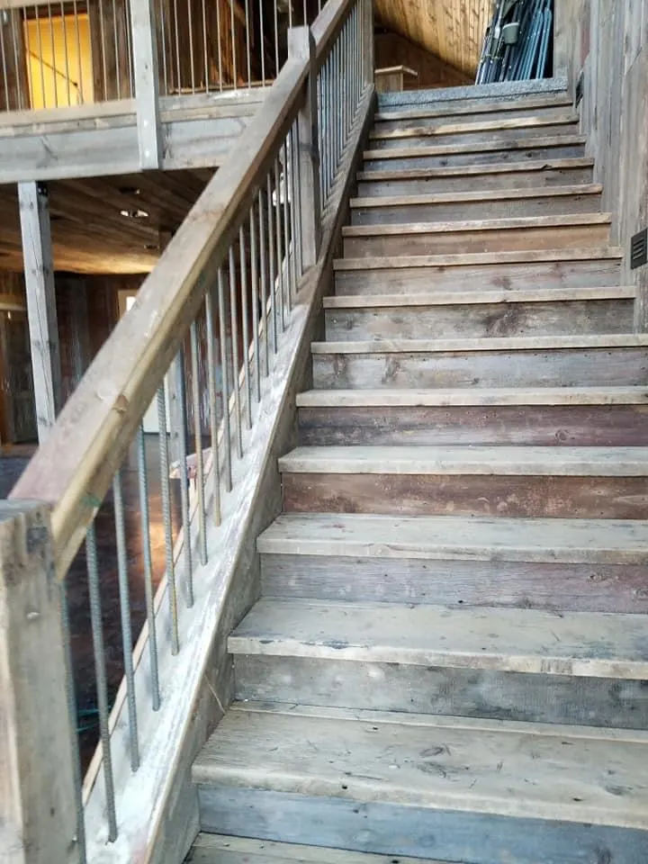 Stairs to second floor