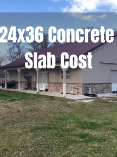 24x36 Concrete Slab Cost